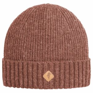 1121 594 01 Pinewood Hat Wool Knitted Rusty Pink Melange