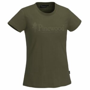3445 713 01 Pinewood Womens T Shirt Outdoor Life Hunting Olive
