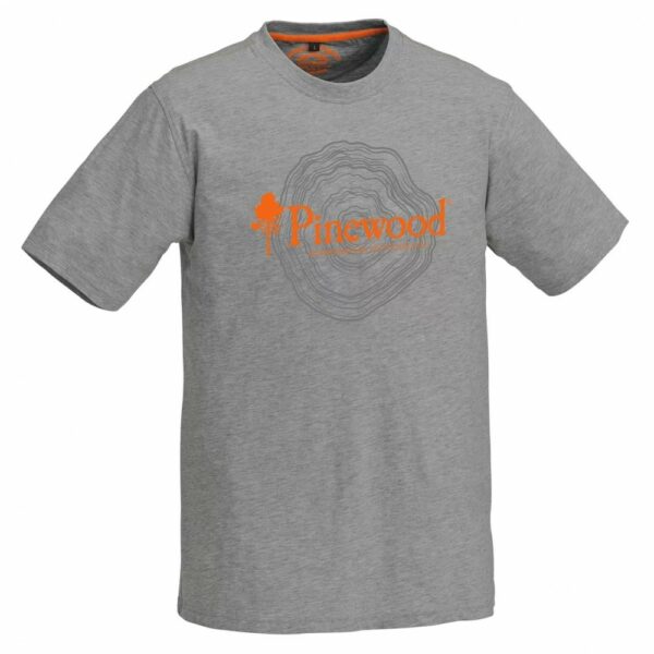5415 408 1 Pinewood T Shirt Outdoor Grey Melange 4