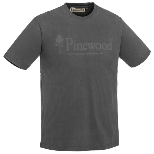 5445 443 1 Pinewood T Shirt Outdoor Life Dark Anthracite 2