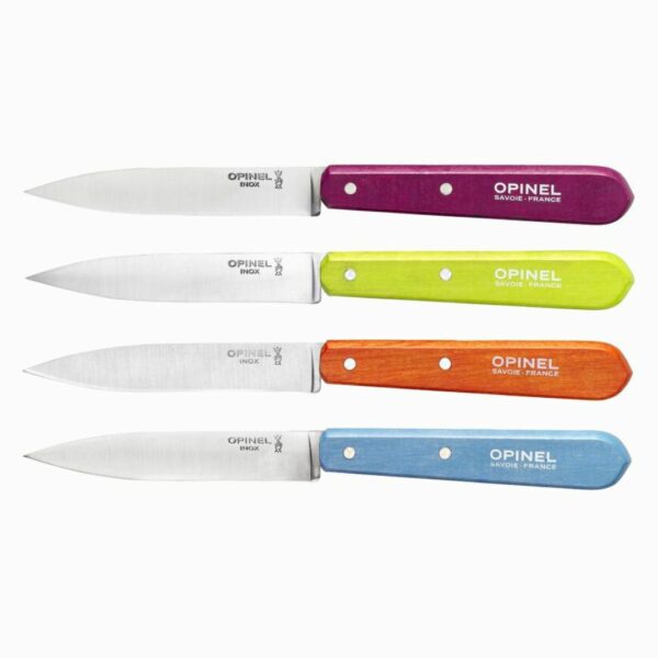 Opinel Box Of 4 Knives N°112 Sweet Pop Colours Σετ Μαχαίρια Κουζίνας Vertigo 001381 (1)