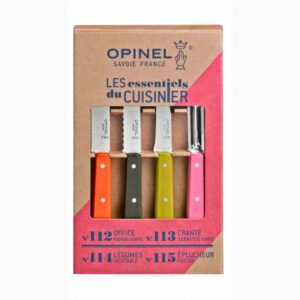 Opinel Fifties 4 Essentials Knives Box Set Σετ Κουζίνας “Εssentiels 50’s” 001452