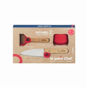 Opinel Le Petit Chef Red Complete Set Σετ “o Μικρός Chef” Κόκκινο 001746