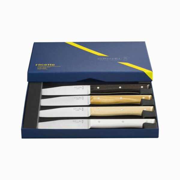 Opinel Set Of 4 Facette Mixedtable Knives Σετ Μαχαίρια Facette 4τεμ. Mixed 002568 (1)