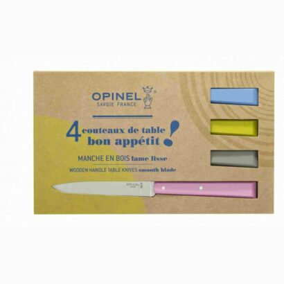 Opinel Set Of 4 Table Knives N°125 Bon Appetit Campagne 001533