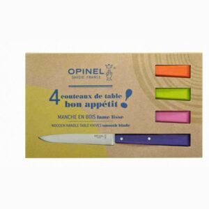 Opinel Set Of 4 Table Knives N°125 Bon Appetit Pop 001532