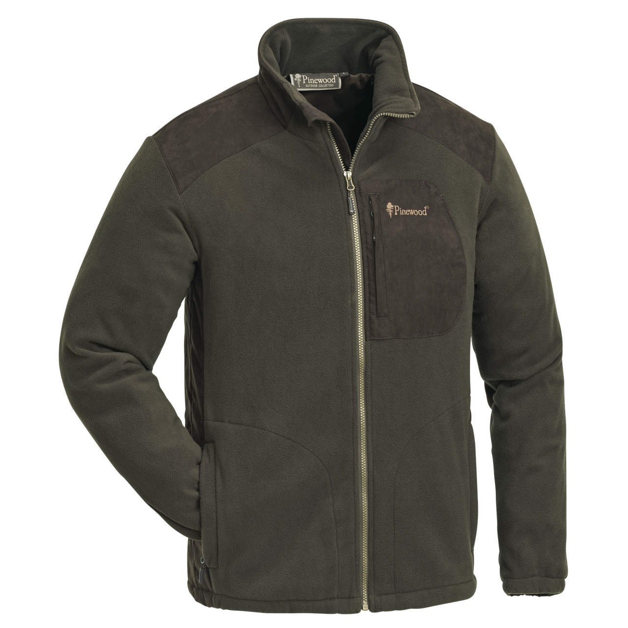 5066 242 1 Pinewood Fleece Jacket Wildmark Membrane Hunting Brown Suede Brown 2