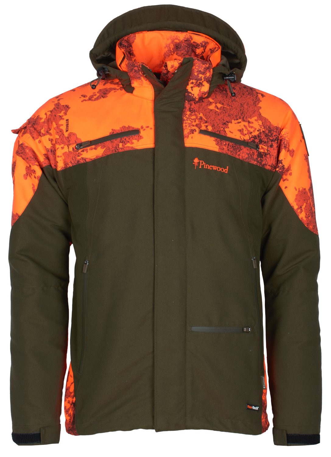 5690 721 01 Pinewood Hunter Pro Xtreme 2 0 Camou Jacket Mens Mossgreen Strata Blaze 3827