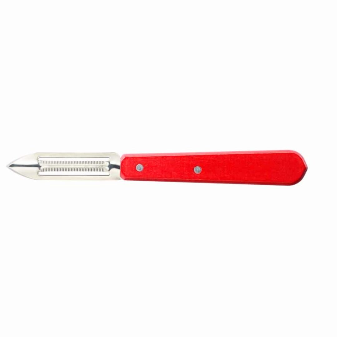 Opinel Νo 115 Microserrated Peeler Red Μαχαίρι Ξεφλουδίσματος Με Οδοντωτή Λάμα Κόκκινο 002047 (1)