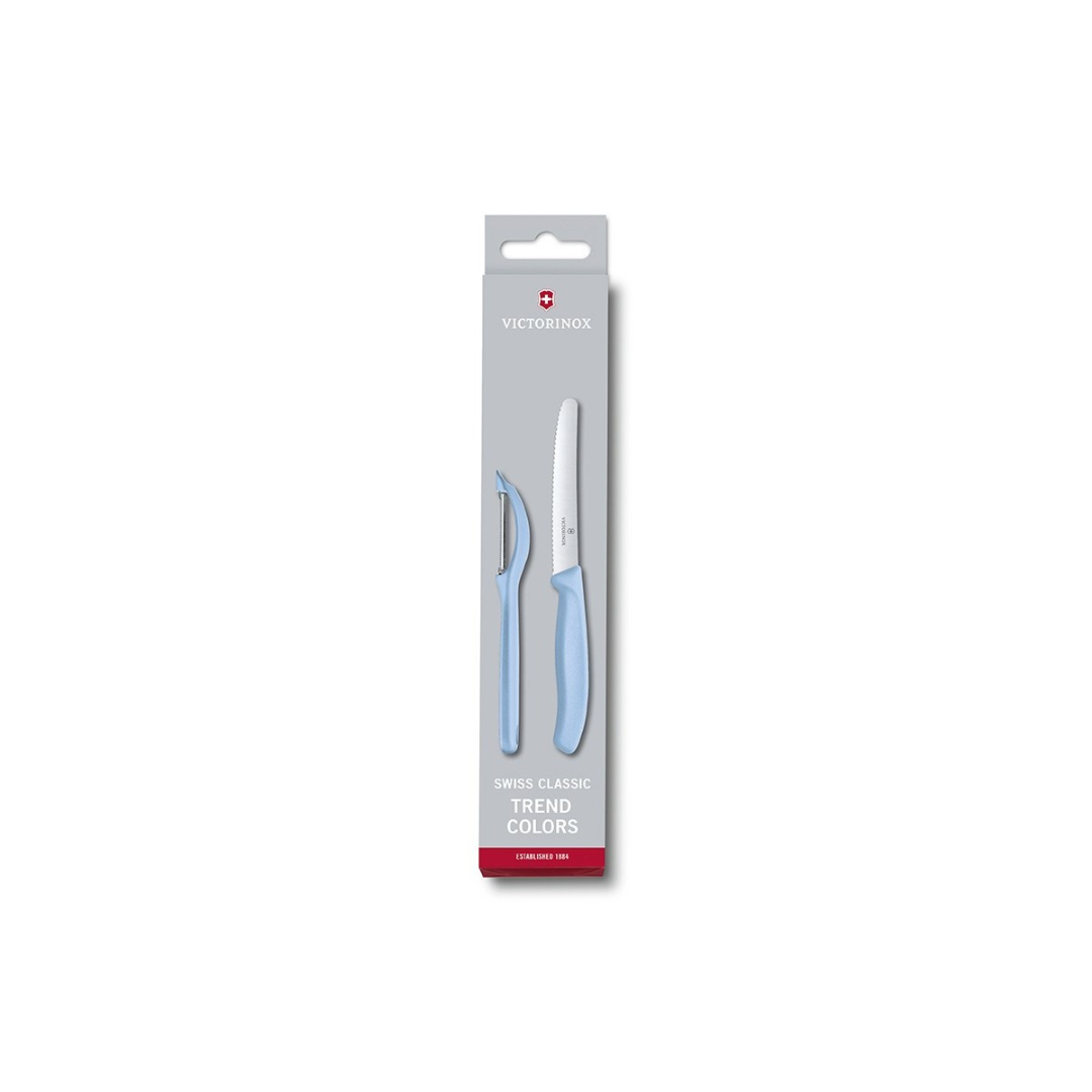 Victorinox Swiss Classic Σετ Peeler Με Μαχαίρι 6.7116.21l22